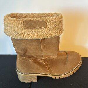 Chunky Heel Winter Boots